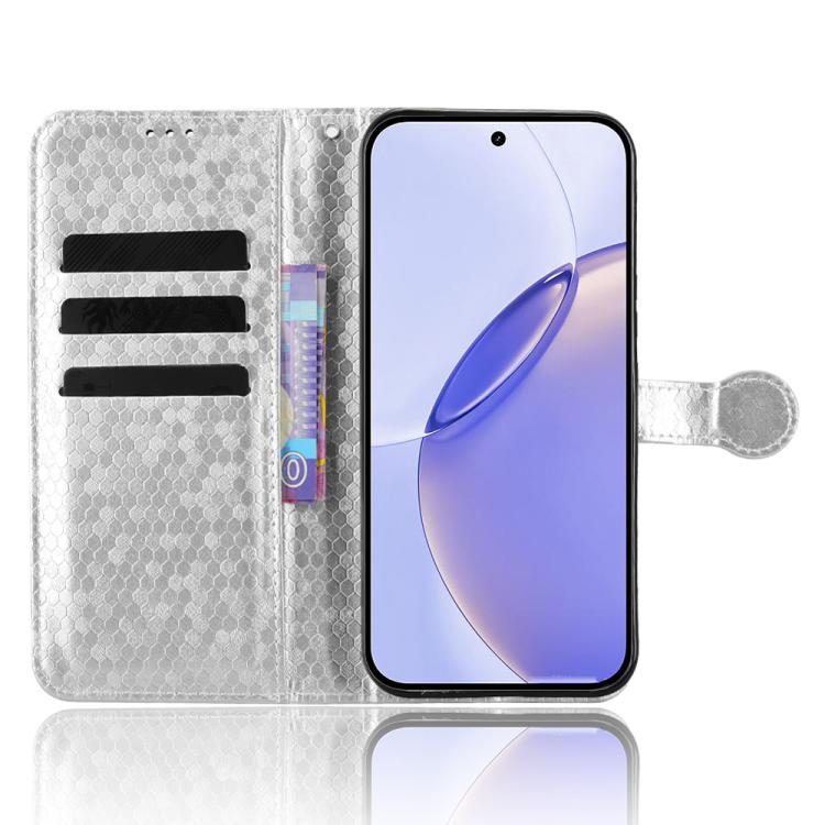 For Realme 16 Pro+ 5G Global Honeycomb Dot Texture Leather Phone Case