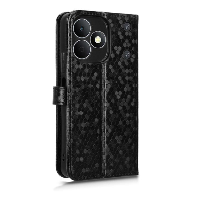 For Realme Note 80 4G Honeycomb Dot Texture Leather Phone Case