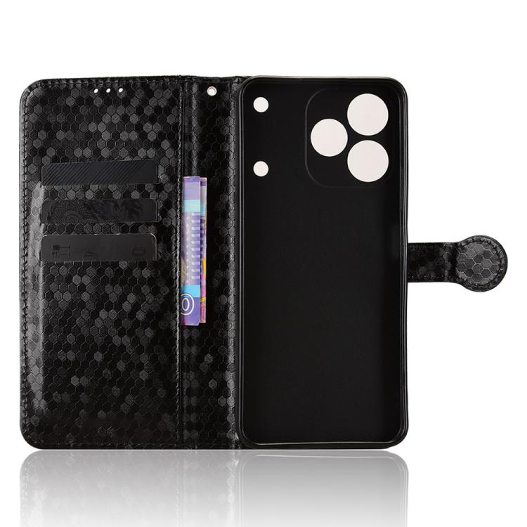 For Realme Note 80 4G Honeycomb Dot Texture Leather Phone Case