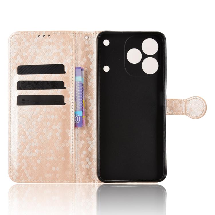 For Realme Note 80 4G Honeycomb Dot Texture Leather Phone Case