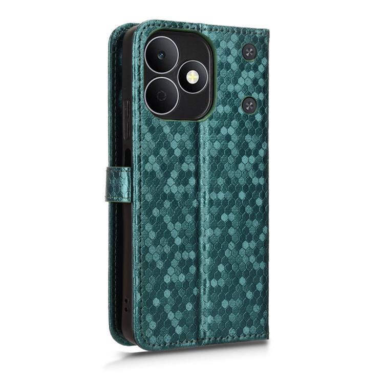 For Realme Note 80 4G Honeycomb Dot Texture Leather Phone Case