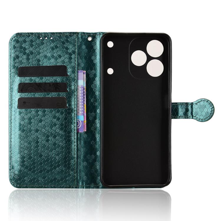 For Realme Note 80 4G Honeycomb Dot Texture Leather Phone Case