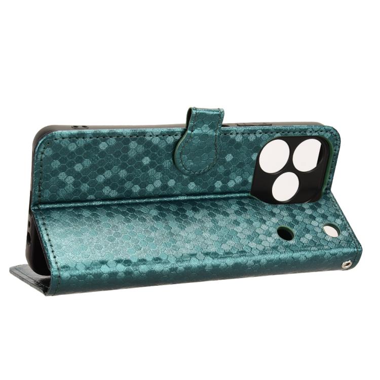 For Realme Note 80 4G Honeycomb Dot Texture Leather Phone Case