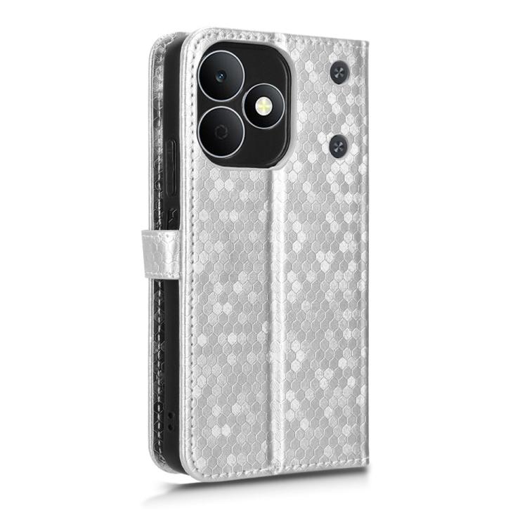 For Realme Note 80 4G Honeycomb Dot Texture Leather Phone Case