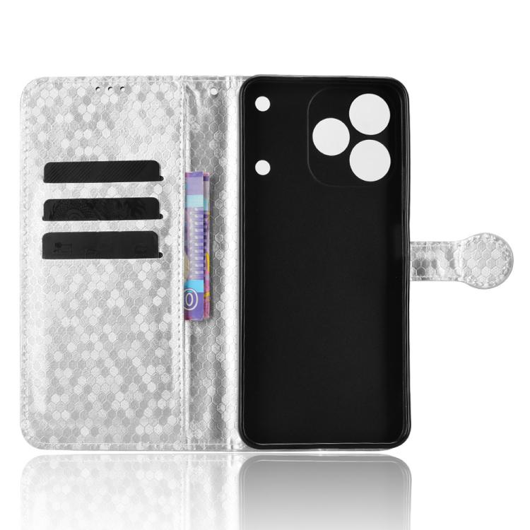 For Realme Note 80 4G Honeycomb Dot Texture Leather Phone Case