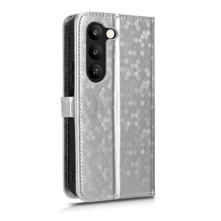 For Realme C83 5G / P4 Lite 5G Honeycomb Dot Texture Leather Phone Case