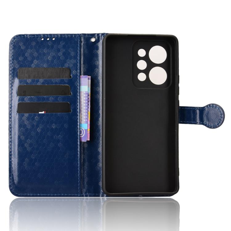 For Realme P4 Power 5G Honeycomb Dot Texture Leather Phone Case
