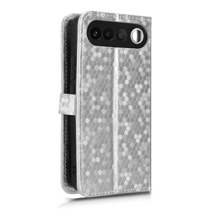 For Realme 16 5G Global Honeycomb Dot Texture Leather Phone Case