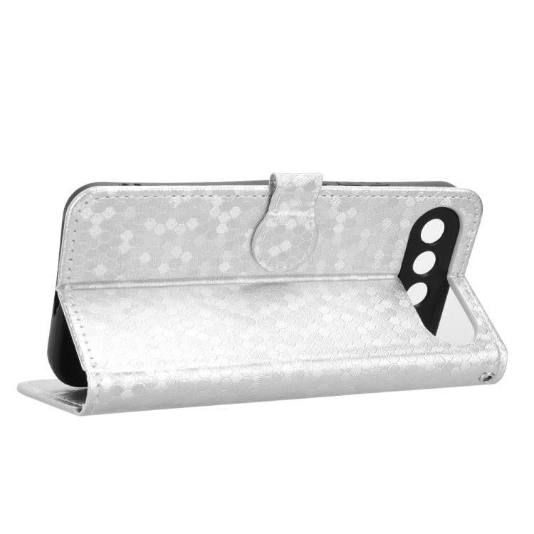 For Realme 16 5G Global Honeycomb Dot Texture Leather Phone Case