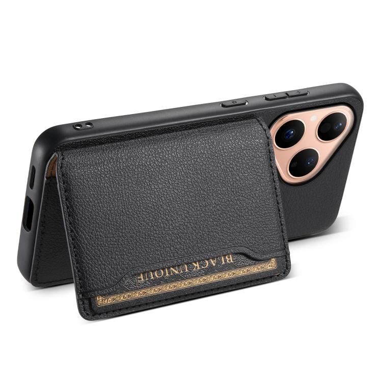 For Huawei Pura 80 5G Calf Texture Card Bag Design Full Coverage Phone Case
