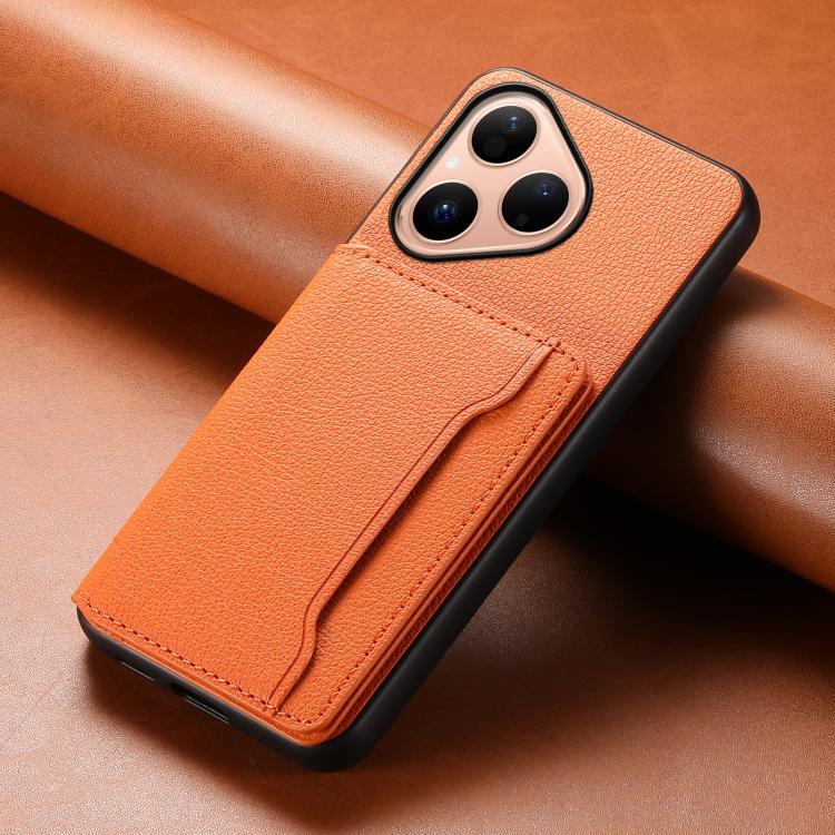 For Huawei Pura 80 5G Calf Texture Card Bag Design Full Coverage Phone Case