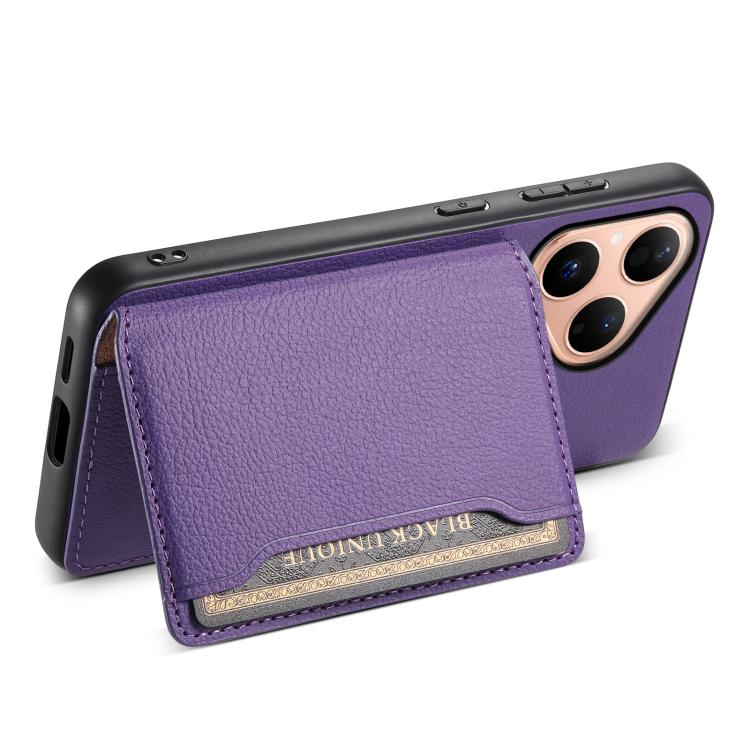 For Huawei Pura 80 5G Calf Texture Card Bag Design Full Coverage Phone Case
