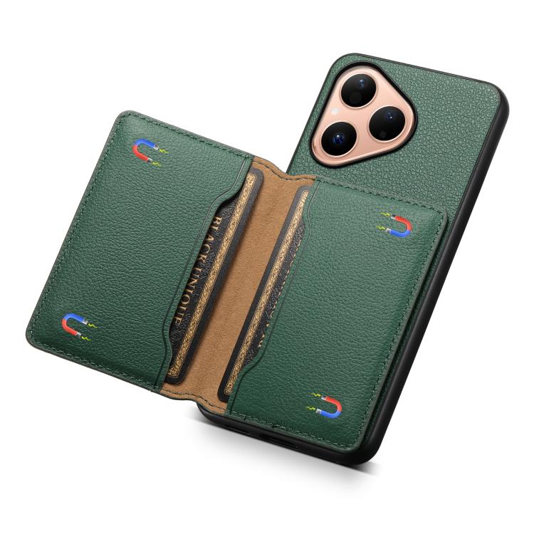 For Huawei Pura 80 5G Calf Texture Card Bag Design Full Coverage Phone Case