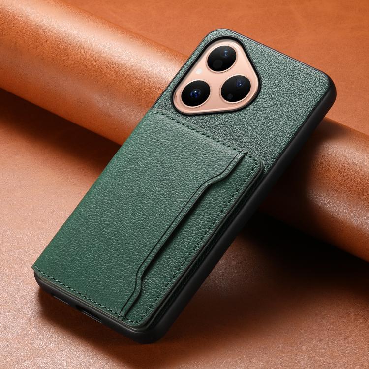 For Huawei Pura 80 5G Calf Texture Card Bag Design Full Coverage Phone Case