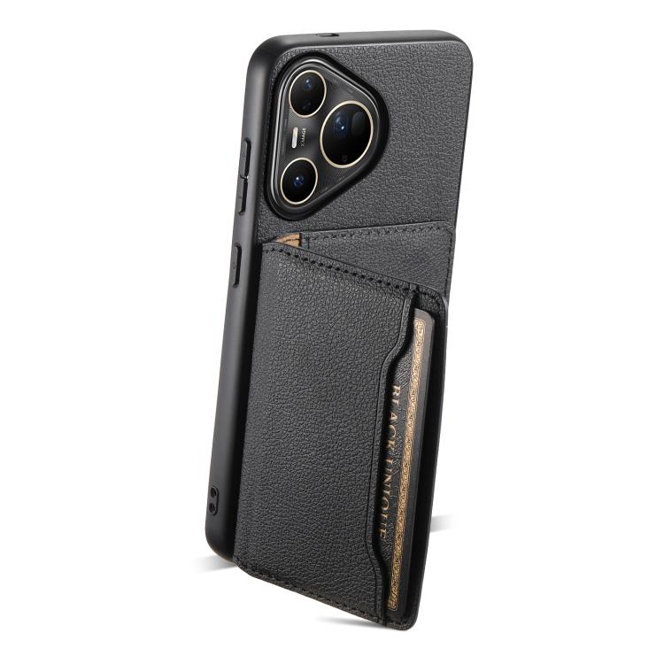 For Huawei Pura 80 Pro / 80 Pro+ 5G Calf Texture Card Bag Design Full Coverage Phone Case
