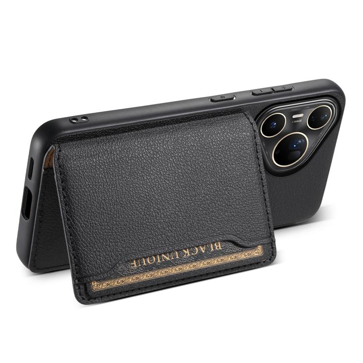 For Huawei Pura 80 Pro / 80 Pro+ 5G Calf Texture Card Bag Design Full Coverage Phone Case