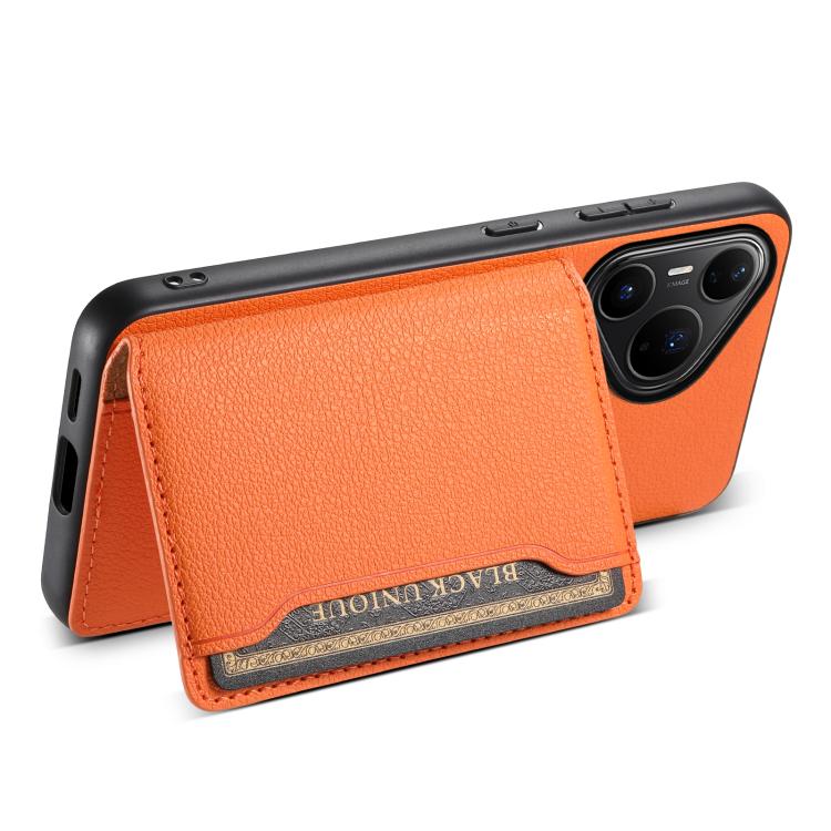 For Huawei Pura 80 Pro / 80 Pro+ 5G Calf Texture Card Bag Design Full Coverage Phone Case