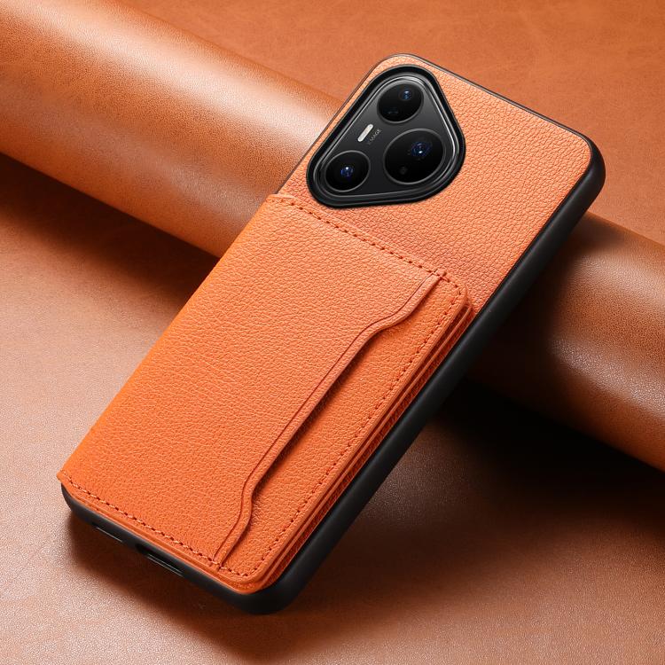 For Huawei Pura 80 Pro / 80 Pro+ 5G Calf Texture Card Bag Design Full Coverage Phone Case