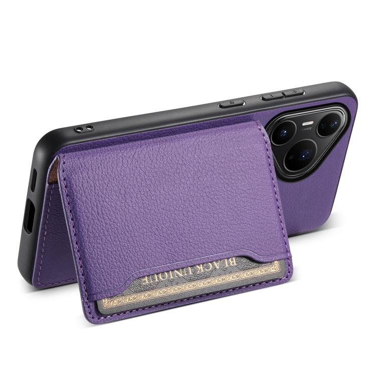 For Huawei Pura 80 Pro / 80 Pro+ 5G Calf Texture Card Bag Design Full Coverage Phone Case