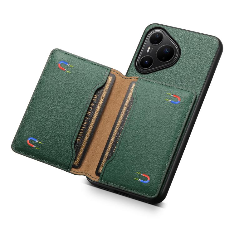 For Huawei Pura 80 Pro / 80 Pro+ 5G Calf Texture Card Bag Design Full Coverage Phone Case