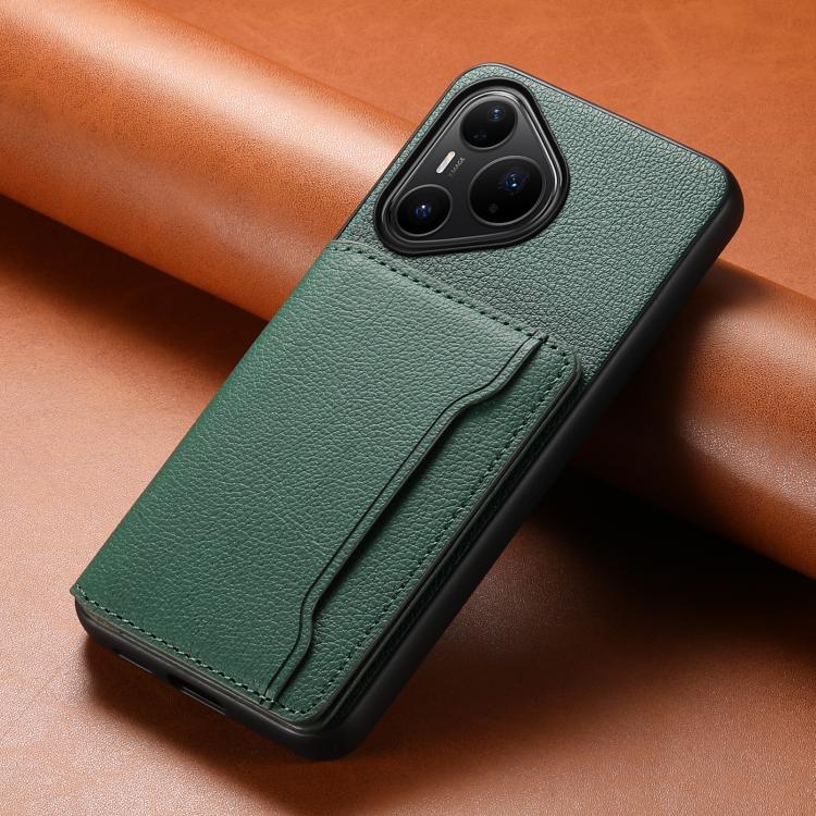 For Huawei Pura 80 Pro / 80 Pro+ 5G Calf Texture Card Bag Design Full Coverage Phone Case