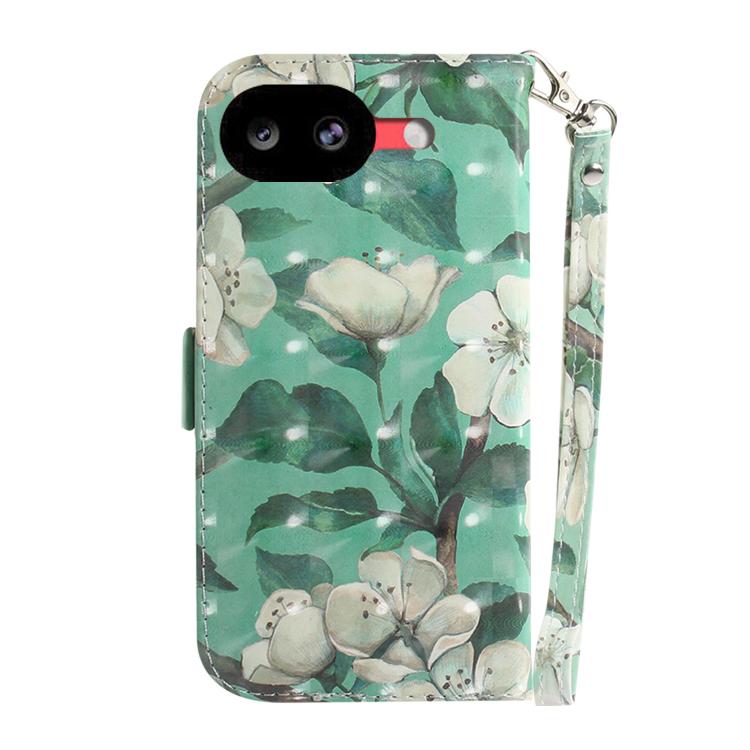 For Google Pixel 10a 3D Colored Flip Leather Phone Case