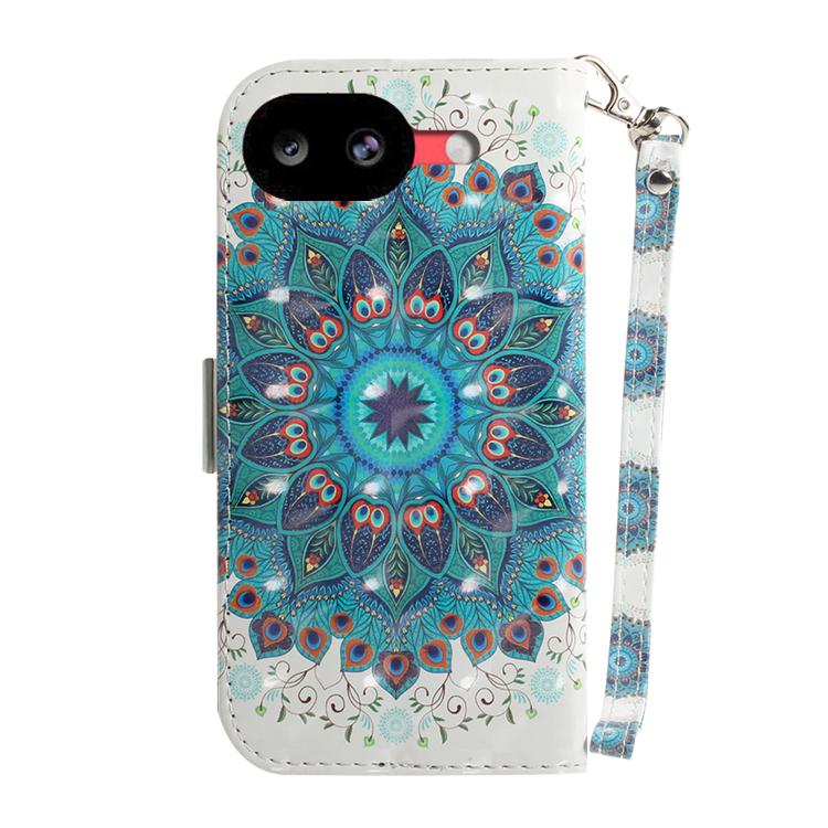 For Google Pixel 10a 3D Colored Flip Leather Phone Case