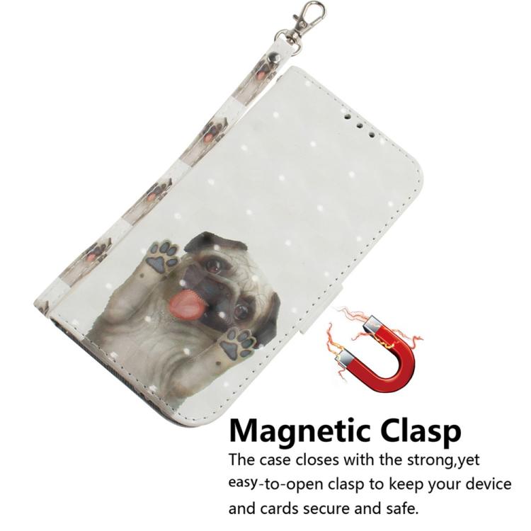 For Google Pixel 10a 3D Colored Flip Leather Phone Case