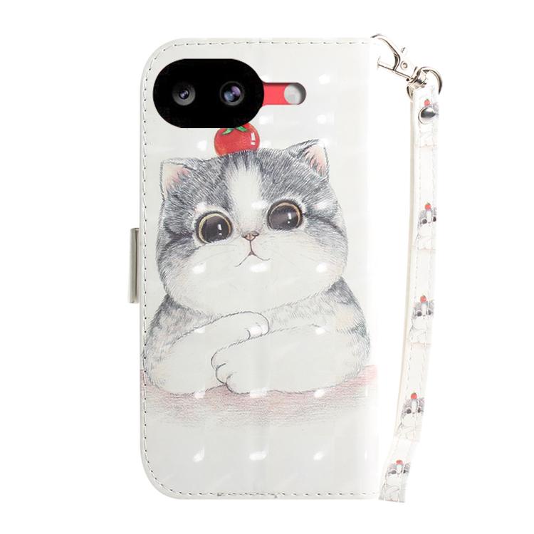 For Google Pixel 10a 3D Colored Flip Leather Phone Case