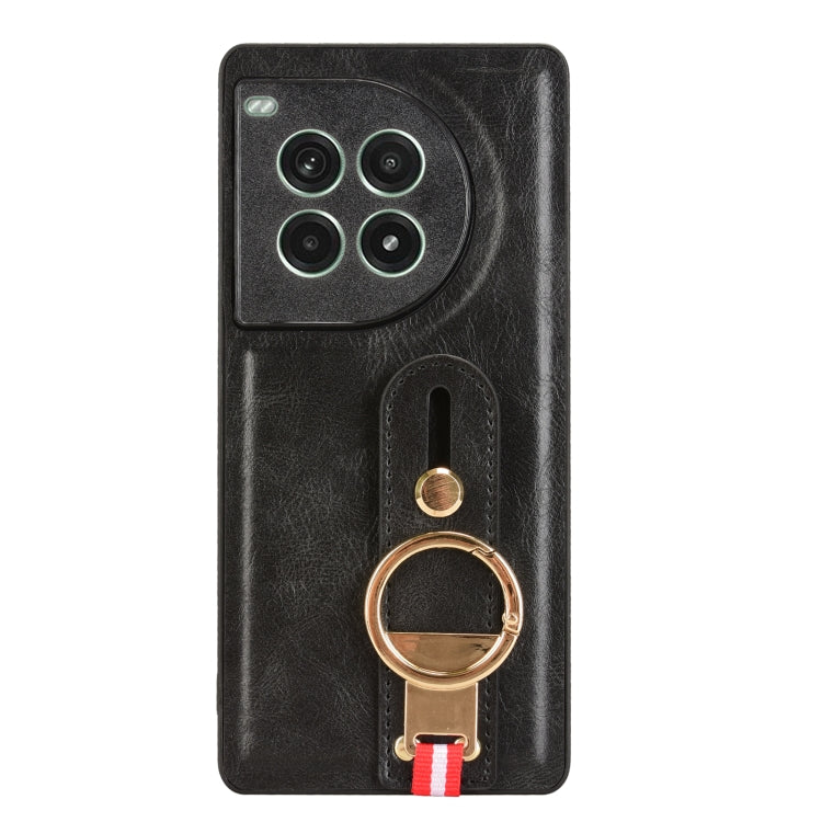 For OnePlus Ace 3 Pro 5G Wristband Leather Back Phone Case