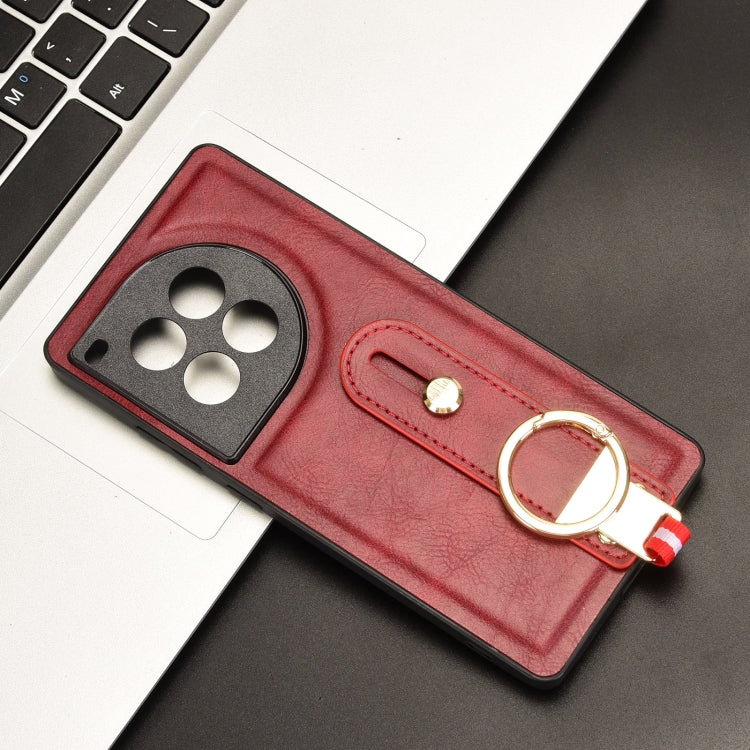 For OnePlus Ace 3 Pro 5G Wristband Leather Back Phone Case