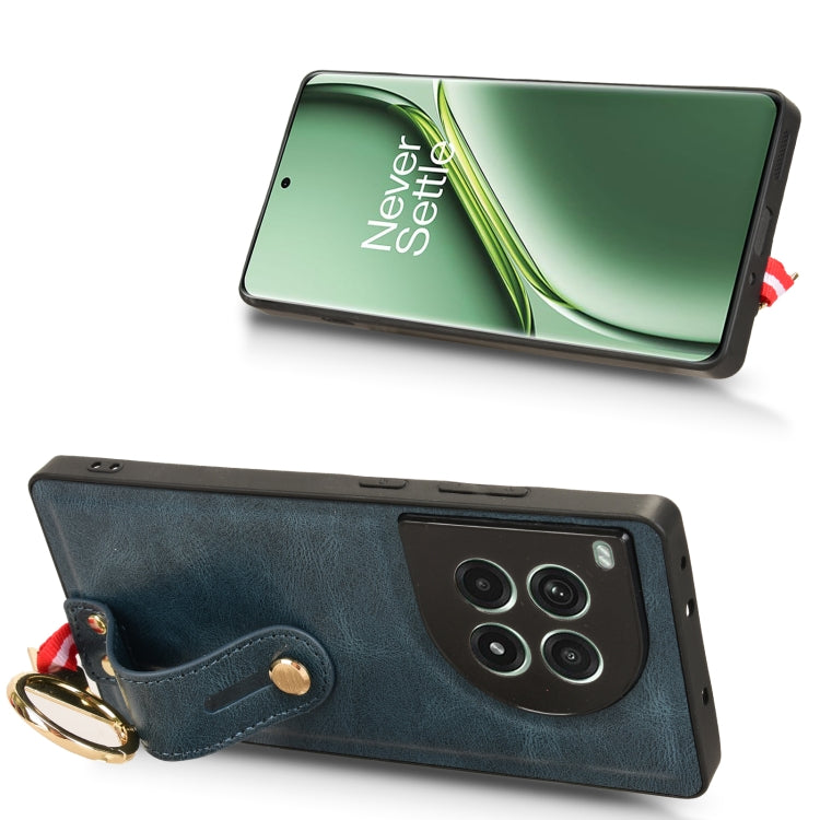 For OnePlus Ace 3 Pro 5G Wristband Leather Back Phone Case