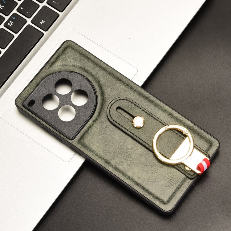 For OnePlus Ace 3 Pro 5G Wristband Leather Back Phone Case