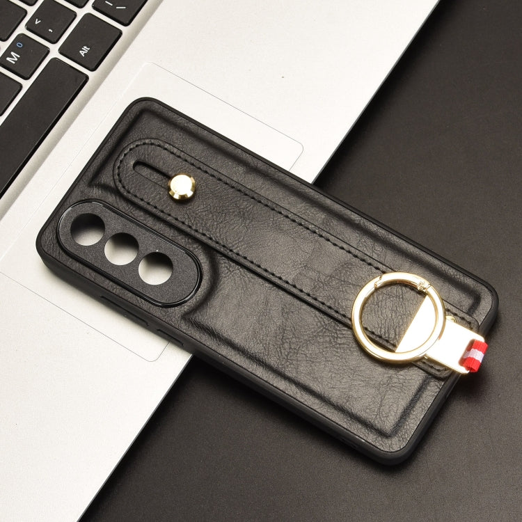 For OnePlus Nord CE4 Wristband Leather Back Phone Case