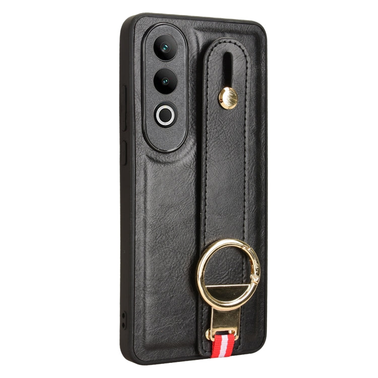 For OnePlus Nord CE4 Wristband Leather Back Phone Case