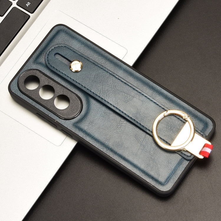 For OnePlus Nord CE4 Wristband Leather Back Phone Case