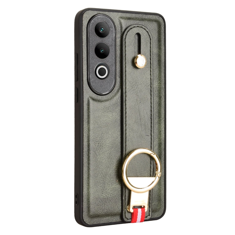 For OnePlus Nord CE4 Wristband Leather Back Phone Case