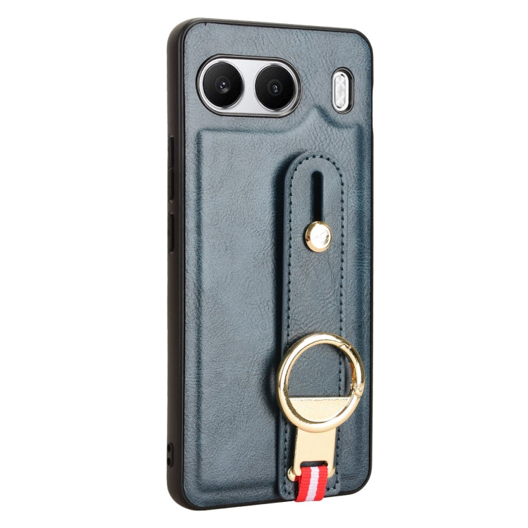 For OnePlus Nord 4 5G Wristband Leather Back Phone Case