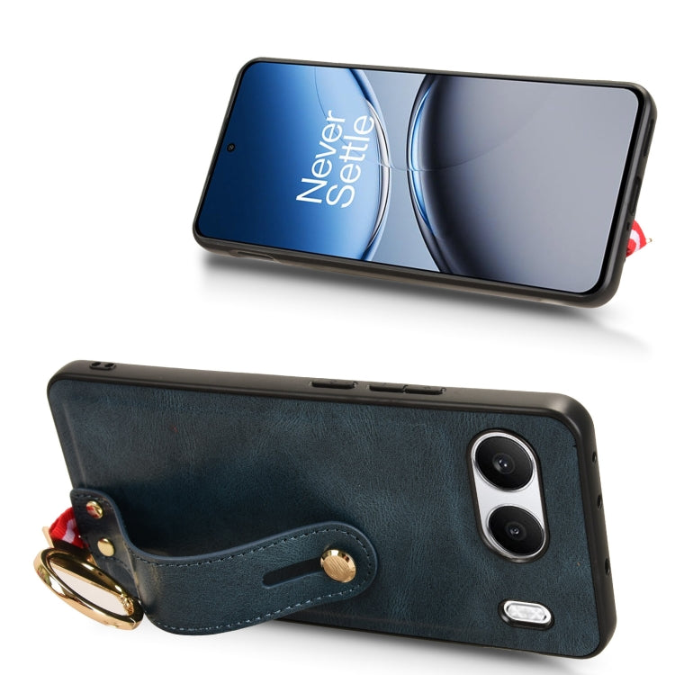 For OnePlus Nord 4 5G Wristband Leather Back Phone Case