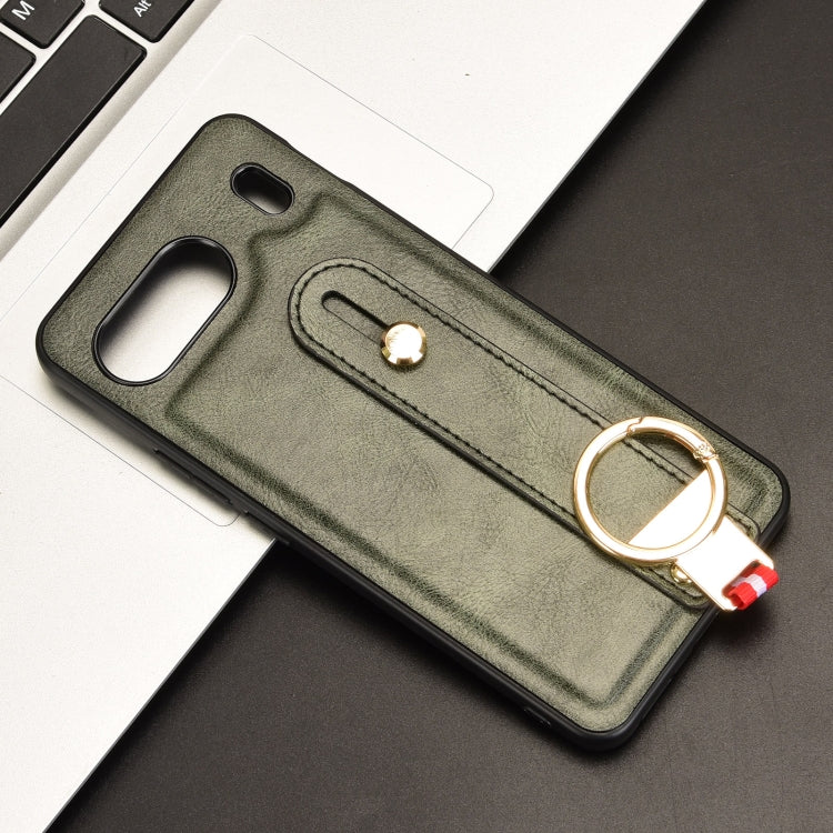 For OnePlus Nord 4 5G Wristband Leather Back Phone Case