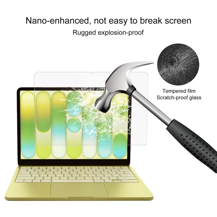 For MacBook Neo 13 inch 2026 A18 Pro A3404 0.26mm 9H Surface Hardness Explosion-proof Tempered Glass Film