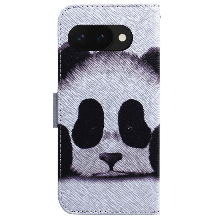 For Google Pixel 9a Coloured Drawing Flip Leather Phone Case