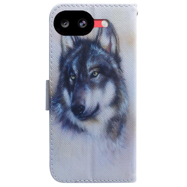 For Google Pixel 10a Coloured Drawing Flip Leather Phone Case
