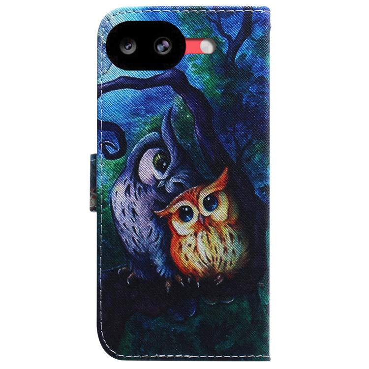 For Google Pixel 10a Coloured Drawing Flip Leather Phone Case