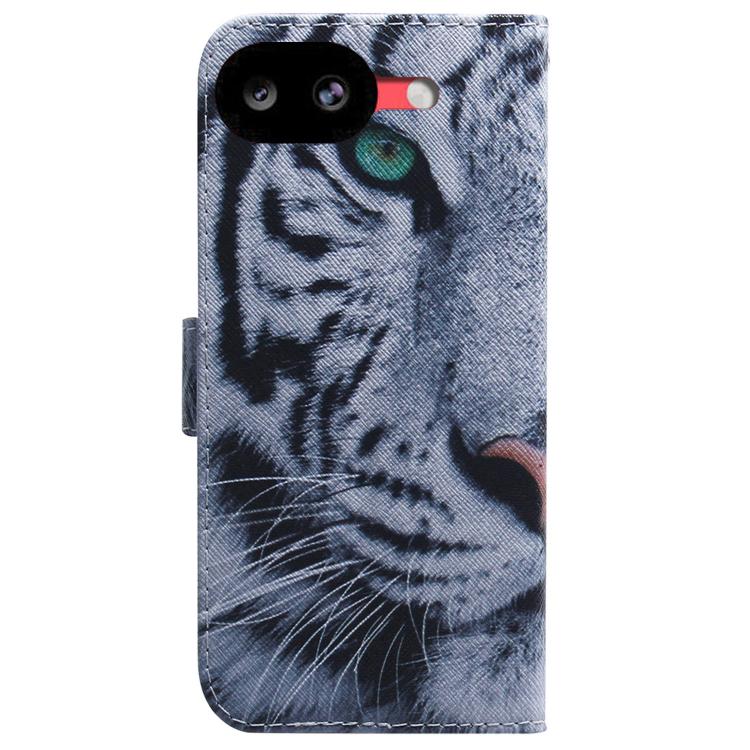 For Google Pixel 10a Coloured Drawing Flip Leather Phone Case