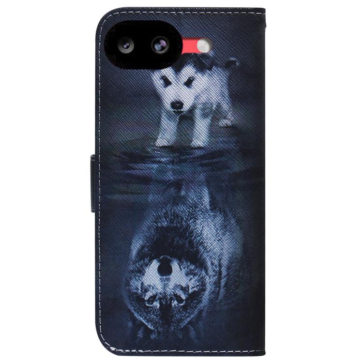 For Google Pixel 10a Coloured Drawing Flip Leather Phone Case
