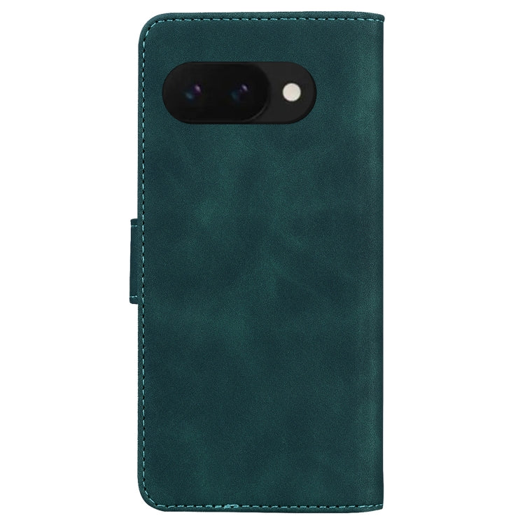 For Google Pixel 9a Skin Feel Pure Color Flip Leather Phone Case