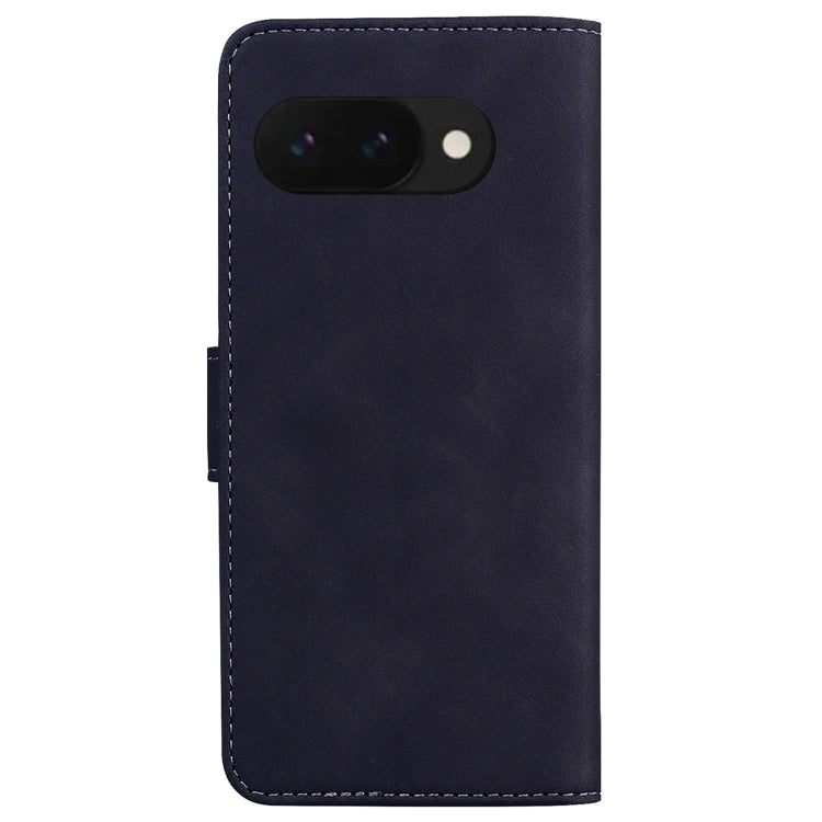 For Google Pixel 9a Skin Feel Pure Color Flip Leather Phone Case