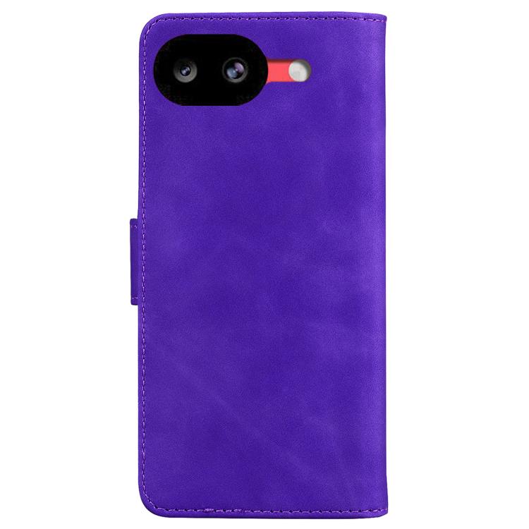 For Google Pixel 10a Skin Feel Pure Color Flip Leather Phone Case