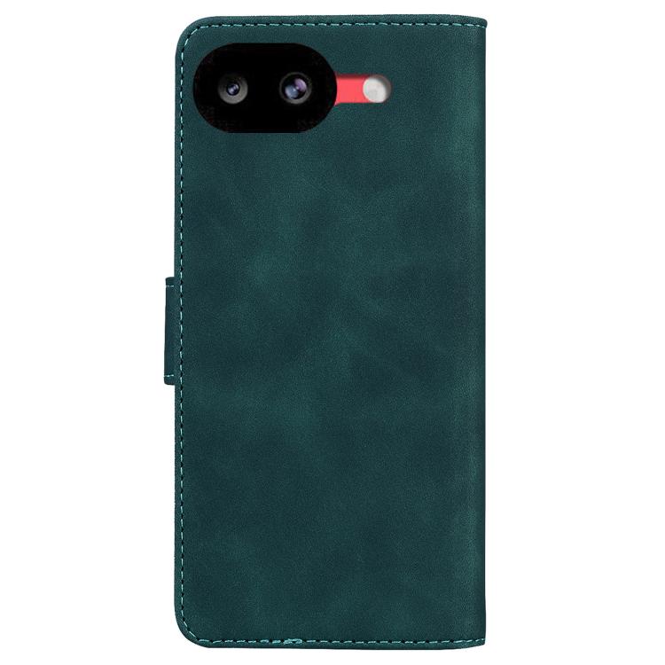 For Google Pixel 10a Skin Feel Pure Color Flip Leather Phone Case